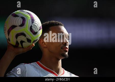 LONDON, UK - 5. Oktober 2024: Trent Alexander-Arnold aus Liverpool während des Premier League Spiels zwischen Crystal Palace FC und Liverpool FC im Selhurst Park (Credit: Craig Mercer/ Alamy Live News) Stockfoto