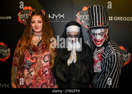 Crawley, Großbritannien. Oktober 2024. VIPs und Prominente beim Tulleys Shocktoberfest Schreckensveranstaltung. Autor: Thomas Faull/Alamy Live News Stockfoto