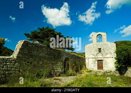 Kirche Santa Maria di CEA, Banari, Provinz Sassari, Sardinien, Italien Stockfoto