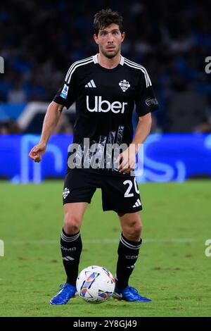 Sergi Roberto von Como in Aktion während des Fußballspiels der Serie A zwischen SSC Napoli und Como 1907 im Diego Armando Maradona Stadion in Neapel (Italien), 4. Oktober 2024. Stockfoto