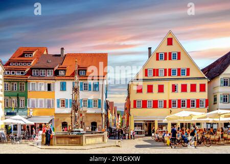 Altstadt von Rottenburg am Neckar, Deutschland Stockfoto