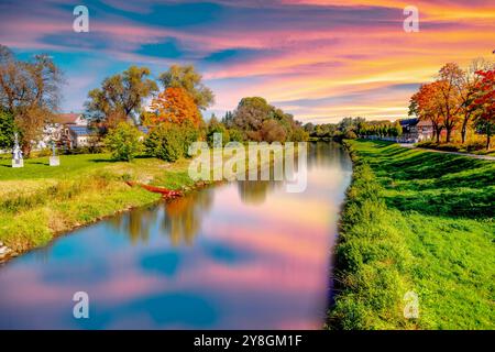 Altstadt von Rottenburg am Neckar, Deutschland Stockfoto