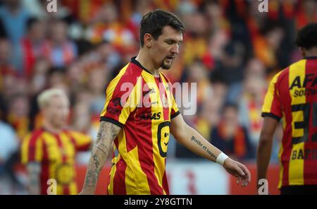 Mechelen, Belgien. Oktober 2024. Mechelens Benito Raman, dargestellt während eines Fußballspiels zwischen KV Mechelen und Oud-Heverlee Leuven, Samstag, den 5. Oktober 2024 in Mechelen, am 10. Tag der Saison 2024-2025 der ersten Liga der „Jupiler Pro League“ der belgischen Meisterschaft. BELGA PHOTO VIRGINIE LEFOUR Credit: Belga News Agency/Alamy Live News Stockfoto