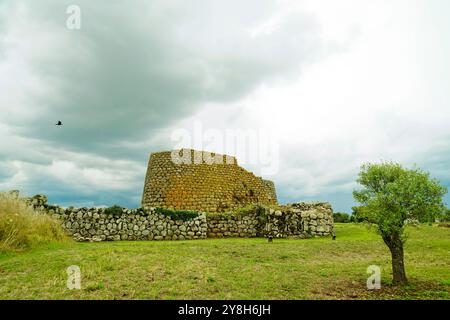 Nuraghe Losa Abbasanta. Silanus, Provinz Nuoro, Sardinien, Italien Stockfoto