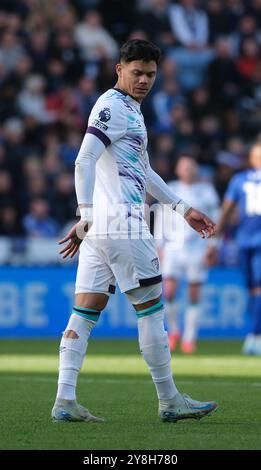 King Power Stadium, Leicester, Großbritannien. Oktober 2024. Premier League Football, Leicester City gegen Bournemouth; Evanilson of Bournemouth Credit: Action Plus Sports/Alamy Live News Stockfoto