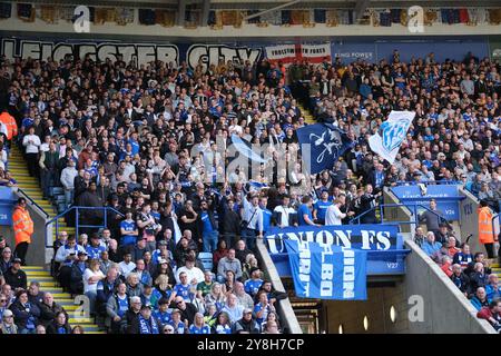 King Power Stadium, Leicester, Großbritannien. Oktober 2024. Premier League Football, Leicester City gegen Bournemouth; Leicester City Fans Credit: Action Plus Sports/Alamy Live News Stockfoto