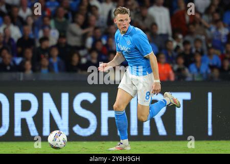 Scott McTominay vom SSC Napoli während des Fußballspiels der Serie A zwischen SSC Napoli und Como 1907 im Diego Armando Maradona Stadion in Neapel (Italien), 4. Oktober 2024. Stockfoto