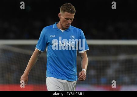 Neapel, Italien. Oktober 2024. Scott McTominay von SSC Napoli während des Spiels der Serie A zwischen SSC Napoli und Como Calcio im Stadio Diego Armando Maradona Neapel Italien am 4. Oktober 2024. Franco Romano/Alamy Live News Stockfoto