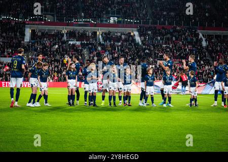 Eindoven, Niederlande. Oktober 2024. Eindhoven - Sparta Rotterdam während der acht Wettkampfrunde der Eredivisie Saison 2024/2025. Das Spiel findet am 5. Oktober 2024 im Philips Stadion in Eindhoven, Niederlande, zwischen PSV und Sparta Rotterdam statt. (VK Sportphoto/Yannick Verhoeven) Credit: Yannick Verhoeven/Alamy Live News Stockfoto