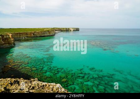 Die Falesie di Roia de Su Càntaru ist ein beliebtes Klettergebiet in Sardinien, Provinz Oristano, Italien Stockfoto