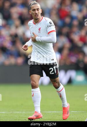 London, Großbritannien. Oktober 2024. Kostas Tsimikas aus Liverpool während des Premier League-Spiels im Selhurst Park, London. Der Bildnachweis sollte lauten: Paul Terry/Sportimage Credit: Sportimage Ltd/Alamy Live News Stockfoto