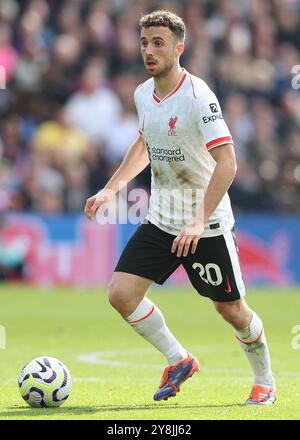 London, Großbritannien. Oktober 2024. Diogo Jota aus Liverpool während des Premier League-Spiels im Selhurst Park, London. Der Bildnachweis sollte lauten: Paul Terry/Sportimage Credit: Sportimage Ltd/Alamy Live News Stockfoto