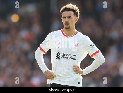 London, Großbritannien. Oktober 2024. Curtis Jones aus Liverpool während des Premier League-Spiels im Selhurst Park, London. Der Bildnachweis sollte lauten: Paul Terry/Sportimage Credit: Sportimage Ltd/Alamy Live News Stockfoto