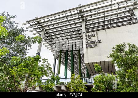 Außenansicht des Pérez Art Museum, Miami, Florida, USA Stockfoto