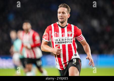 EINDHOVEN - Luuk de Jong vom PSV Eindhoven während des niederländischen Eredivisie-Spiels zwischen PSV Eindhoven und Sparta Rotterdam im Phillips Stadium am 5. Oktober 2024 in Eindhoven, Niederlande. ANP TOBIAS KLEUVER Stockfoto