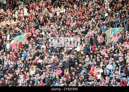 Wigan, England - 5. November 2024 - Rugby League Betfred Super League, Wigan Warriors vs Leigh Leopards im Brick Community Stadium, Wigan, UK Dean Williams Stockfoto