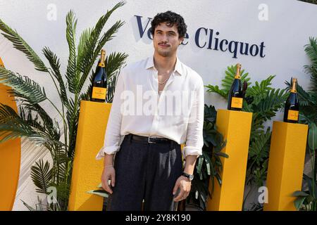 Los Angeles, USA. Oktober 2024. Charles Melton besucht am 5. Oktober 2024 den Veuve Clicquot Polo Classic im will Rogers State Historic Park in Los Angeles, KALIFORNIEN. (Foto: Corine Solberg/SIPA USA) Credit: SIPA USA/Alamy Live News Stockfoto