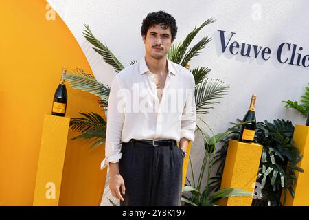 Los Angeles, USA. Oktober 2024. Charles Melton besucht am 5. Oktober 2024 den Veuve Clicquot Polo Classic im will Rogers State Historic Park in Los Angeles, KALIFORNIEN. (Foto: Corine Solberg/SIPA USA) Credit: SIPA USA/Alamy Live News Stockfoto