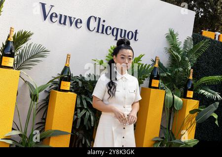 Los Angeles, USA. Oktober 2024. Sherry Cola besucht am 5. Oktober 2024 den Veuve Clicquot Polo Classic im will Rogers State Historic Park in Los Angeles, KALIFORNIEN. (Foto: Corine Solberg/SIPA USA) Credit: SIPA USA/Alamy Live News Stockfoto