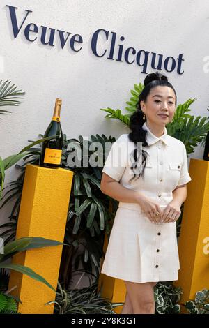 Los Angeles, USA. Oktober 2024. Sherry Cola besucht am 5. Oktober 2024 den Veuve Clicquot Polo Classic im will Rogers State Historic Park in Los Angeles, KALIFORNIEN. (Foto: Corine Solberg/SIPA USA) Credit: SIPA USA/Alamy Live News Stockfoto