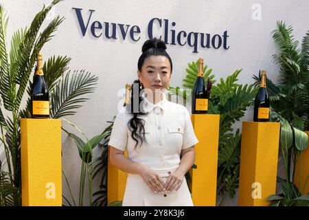 Los Angeles, USA. Oktober 2024. Sherry Cola besucht am 5. Oktober 2024 den Veuve Clicquot Polo Classic im will Rogers State Historic Park in Los Angeles, KALIFORNIEN. (Foto: Corine Solberg/SIPA USA) Credit: SIPA USA/Alamy Live News Stockfoto