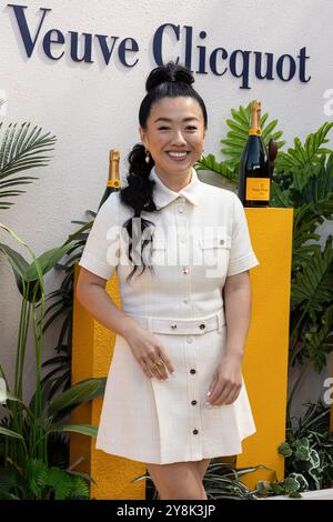 Los Angeles, USA. Oktober 2024. Sherry Cola besucht am 5. Oktober 2024 den Veuve Clicquot Polo Classic im will Rogers State Historic Park in Los Angeles, KALIFORNIEN. (Foto: Corine Solberg/SIPA USA) Credit: SIPA USA/Alamy Live News Stockfoto