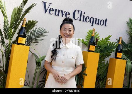 Los Angeles, USA. Oktober 2024. Sherry Cola besucht am 5. Oktober 2024 den Veuve Clicquot Polo Classic im will Rogers State Historic Park in Los Angeles, KALIFORNIEN. (Foto: Corine Solberg/SIPA USA) Credit: SIPA USA/Alamy Live News Stockfoto