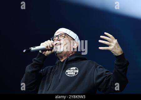 Die Schlagernacht des Jahres 2024 05.10.2024, Erfurt, Messehalle, die Schlagernacht des Jahres 2024 im Bild: DJ Oetzi Gerhard Friedle *** die Hitnacht des Jahres 2024 05 10 2024, Erfurt, Messehalle, die Hitnacht des Jahres 2024 im Bild DJ Oetzi Gerhard Friedle Stockfoto