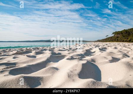 Der berühmte weiße Sand von Hyams Beach, Jervis Bay, NSW, Australien Stockfoto