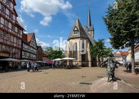 Duderstadt im südlichen Niedersachsen Stockfoto