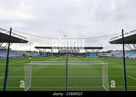 Manchester, Großbritannien. Oktober 2024. Eine allgemeine Ansicht des Joie Stadions vor dem Barclays Women's Super League Match Manchester City Women vs West Ham United Women im Joie Stadium, Manchester, Vereinigtes Königreich, 6. Oktober 2024 (Foto: Cody Froggatt/News Images) in Manchester, Vereinigtes Königreich am 6. Oktober 2024. (Foto: Cody Froggatt/News Images/SIPA USA) Credit: SIPA USA/Alamy Live News Stockfoto