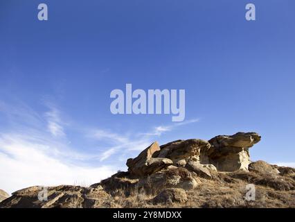 Badlands Alberta Drumheller und Dinasaur Park Kanada Stockfoto