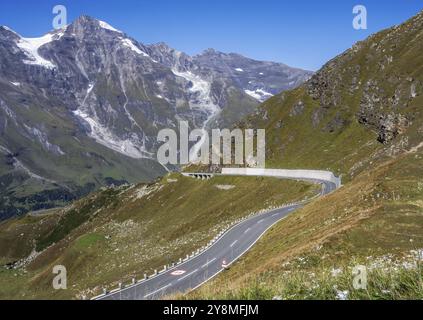 Grossglockner Hochalpenbergpass in den Hohen Tauern Stockfoto