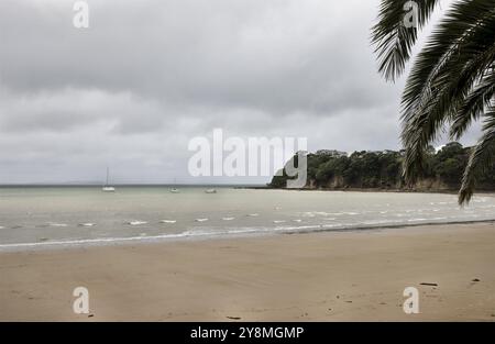 Stanmore Bay Neuseeland Strandort vorne Stockfoto