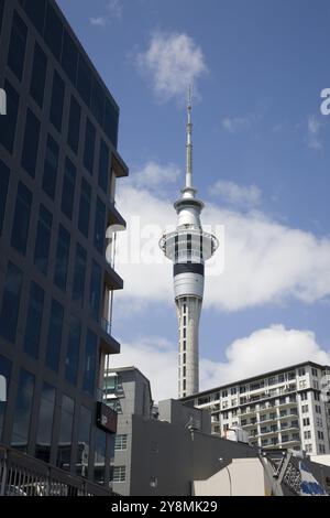 Auckland New Zealand Harbor front-Innenstadt Stockfoto