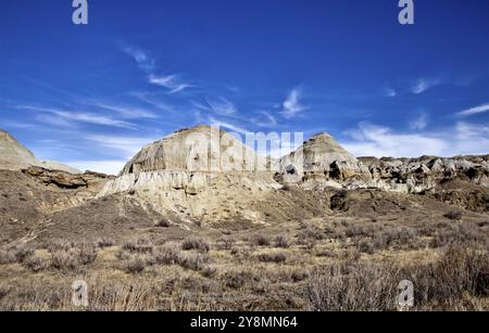 Badlands Alberta Drumheller und Dinasaur Park Kanada Stockfoto