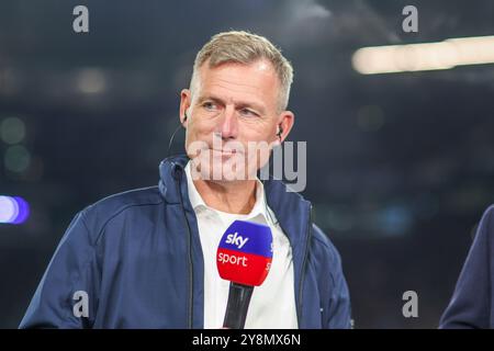 Gelsenkirchen, Deutschland. Oktober 2024. 05.10.2024, Fussball, Saison 2024/2025, 2. Bundesliga, 8. Spieltag, FC Schalke 04 - Hertha BSC, Ingo Anderbrügge Foto: Tim Rehbein/RHR-FOTO/dpa/Alamy Live News Stockfoto