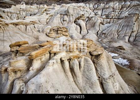 Badlands Alberta Drumheller und Dinasaur Park Kanada Stockfoto