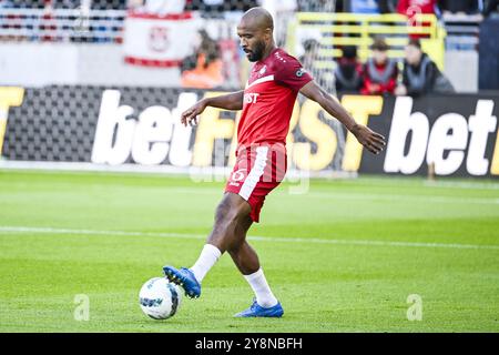 Antwerpen, Belgien. Oktober 2024. Denis Odoi aus Antwerpen, vor einem Fußballspiel zwischen Royal Antwerp FC und Cercle Brugge am Sonntag, den 6. Oktober 2024 in Antwerpen, am 10. Tag der Saison 2024-2025 der ersten Liga der „Jupiler Pro League“ der belgischen Meisterschaft. BELGA FOTO TOM GOYVAERTS Credit: Belga Nachrichtenagentur/Alamy Live News Stockfoto