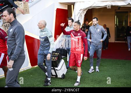 Antwerpen, Belgien. Oktober 2024. Tjaronn Chery aus Antwerpen wurde vor einem Fußballspiel zwischen Royal Antwerp FC und Cercle Brugge am Sonntag, den 6. Oktober 2024 in Antwerpen, am 10. Tag der Saison 2024-2025 der ersten Liga der „Jupiler Pro League“ der belgischen Meisterschaft, fotografiert. BELGA FOTO TOM GOYVAERTS Credit: Belga Nachrichtenagentur/Alamy Live News Stockfoto