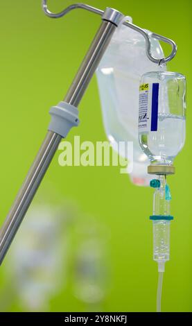 Reanimationsstation, ambulante Chirurgie, Krankenhaus Donostia, San Sebastian, Gipuzkoa, Baskenland, Spanien. Stockfoto