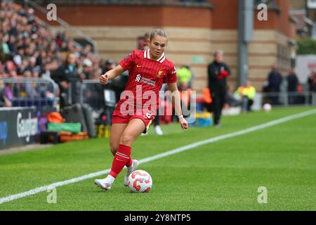 Brisbane Road, London, Großbritannien. Oktober 2024. Frauen Super League Football, Tottenham Hotspur gegen Liverpool; Lucy Parry of Liverpool Credit: Action Plus Sports/Alamy Live News Stockfoto