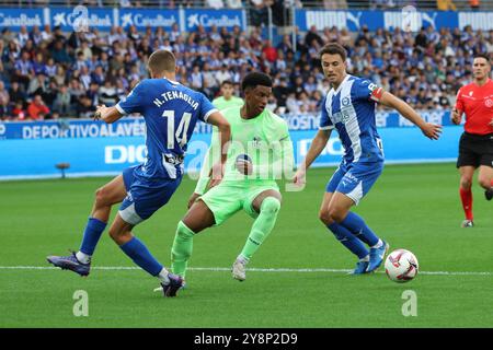 Alaves, Spanien. Oktober 2024. La Liga Santander Alaves vs Barcelona Credit: CORDON PRESS/Alamy Live News Stockfoto