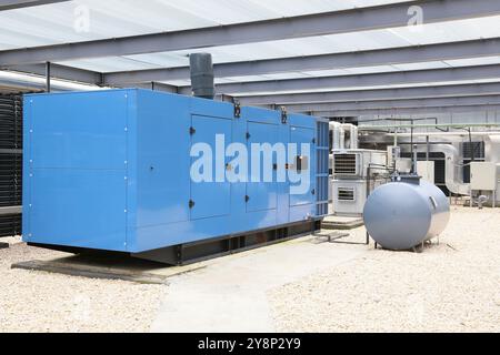 Kompressorbelüftung und Klimaanlage, Onkologikoa Hospital, Onkologisches Institut, Fallzentrum für Prävention, Diagnose und Behandlung von Krebs, Donostia, San Sebastian, Gipuzkoa, Baskenland, Spanien. Stockfoto