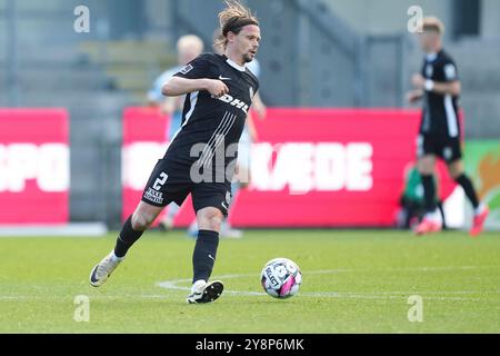 Haderslev, Dänemark. Oktober 2024. Peter Ankersen (FCN 2) während des Superliga-Spiels zwischen Soenderjyske und dem FC Nordsjaelland im Sydbank Park in Haderslev am 6. Oktober 2024. (Foto: Claus Fisker/Ritzau Scanpix) Credit: Ritzau/Alamy Live News Stockfoto