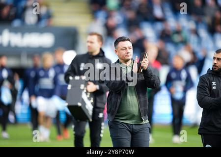 Haderslev, Dänemark. Oktober 2024. Thomas Noergaard (Trainer von Soenderjyske) während des Superliga-Spiels zwischen Soenderjyske und FC Nordsjaelland im Sydbank Park in Haderslev am 6. Oktober 2024. (Foto: Claus Fisker/Ritzau Scanpix) Credit: Ritzau/Alamy Live News Stockfoto