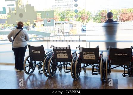 Hall, Krankenhaus Donostia, San Sebastian, Gipuzkoa, Baskenland, Spanien. Stockfoto