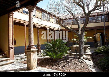 Casa de Los Capitanes Generales y Alvarado Bracamonte, San Cristobal De La Laguna, Teneriffa, Kanarische Inseln, Spanien. Stockfoto