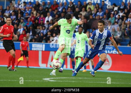 Alaves, Spanien. Oktober 2024. La Liga Santander Alaves vs Barcelona Credit: CORDON PRESS/Alamy Live News Stockfoto