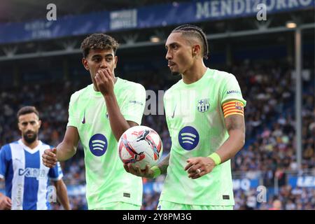 Alaves, Spanien. Oktober 2024. La Liga Santander Alaves vs Barcelona Credit: CORDON PRESS/Alamy Live News Stockfoto